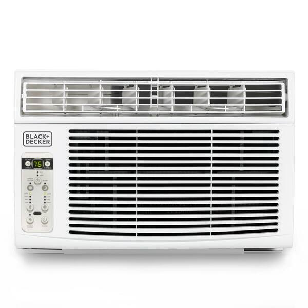 Black Decker Black And Decker 14 500 Btu Window Air Conditioner With Remote In White Bd145wt6 The Home Depot