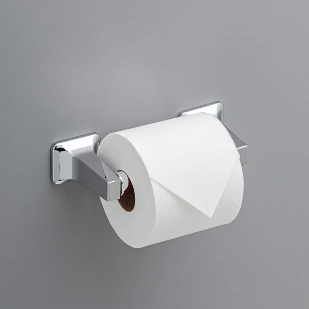 Polished Chrome Wall Mount Toilet Paper Holder