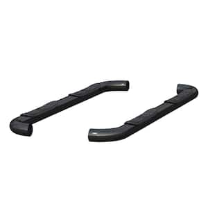 3-Inch Round Black Stainless Steel Nerf Bars, No-Drill, Select Ford F-250, F-350 Super Duty