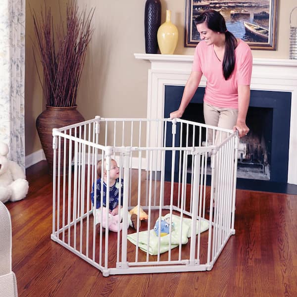 TODDLEROO BY NORTH STATES Extra-Wide Swing Gate 27 in. 4649 - The Home Depot