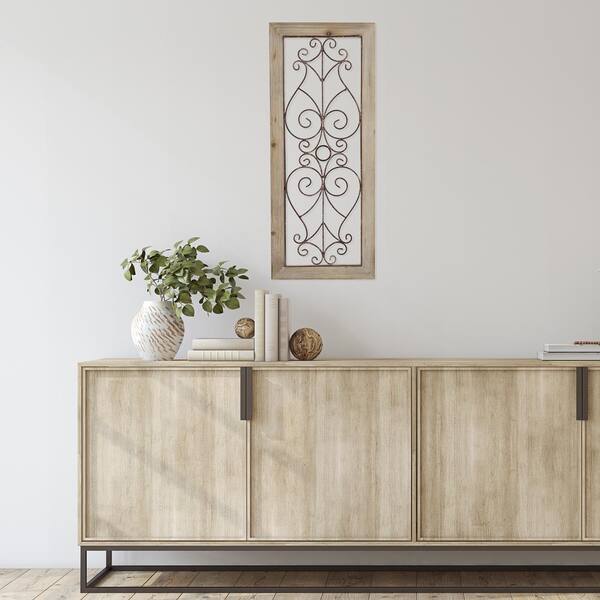 Metal And Wood Light Brown Decorative Scroll Wall Panel 501332xnc - Metal Scroll Wall Decor Canada Metal And Wood Light Brown Decorative Scroll Wall Panel 501332xnc - Metal Scroll Wall Decor Canada