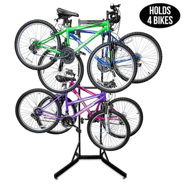 4 bike standing rack