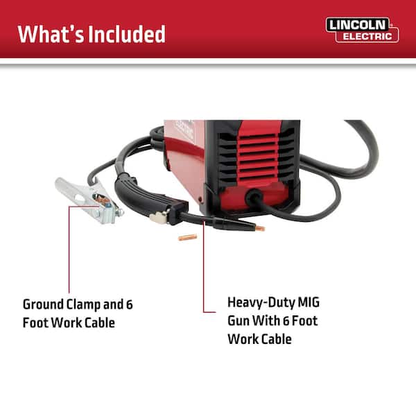 Lincoln Electric WELD-PAK 90i FC Flux-Cored Wire Feeder Welder (No Gas)  K5255-1 - The Home Depot