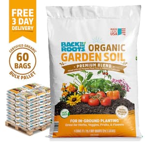 Organic Bulk Garden Soil Pallet (60 1 cu.ft. Bags)