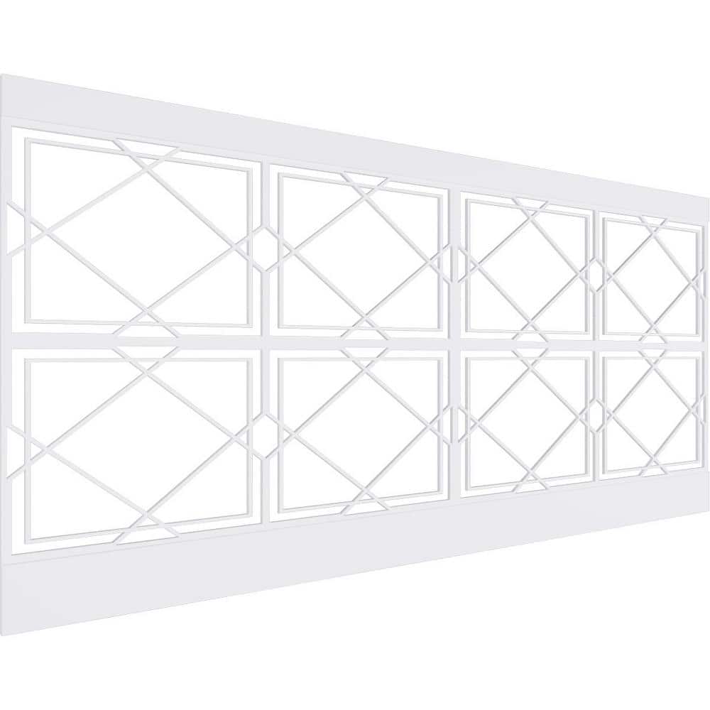 44 in. H x 94-1/2 in. W 28.92 sq. ft. Kiowa PVC Wainscot Paneling Kit price history on PriceWatchPro