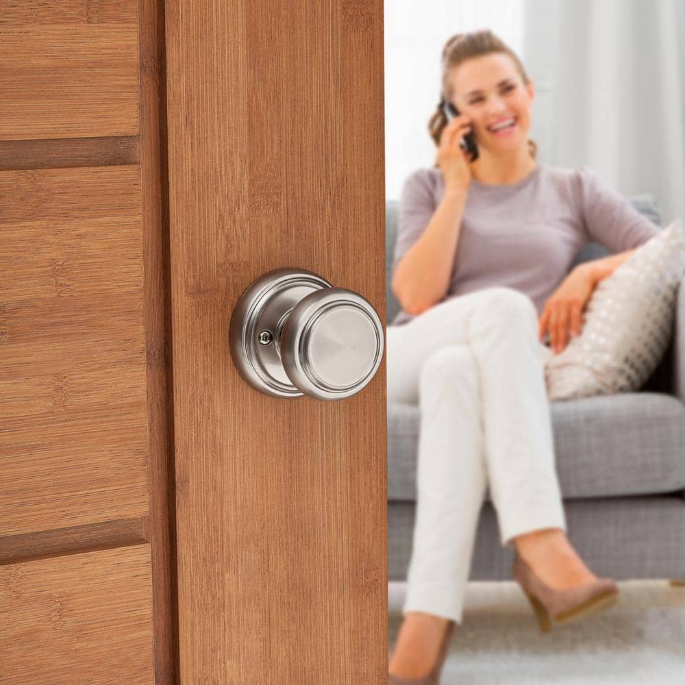 Satin Nickel Round Zinc Half Dummy Door Knob
