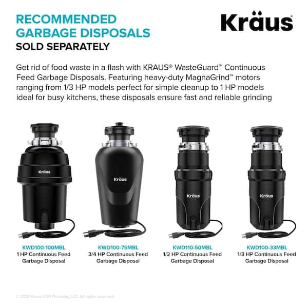 Reviews for KRAUS Forteza 33 in. Drop-In/Undermount 50/50 Double