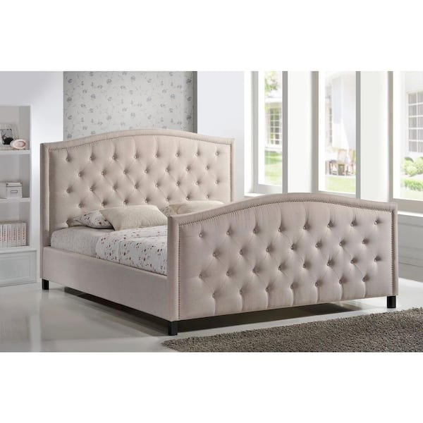 luxeo Camden Palazzo Mist King Upholstered Bed