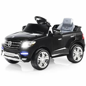 8.27 in. Mercedes Benz Licensed 6-Volt Ride on Car MP3 Remote Control in Black