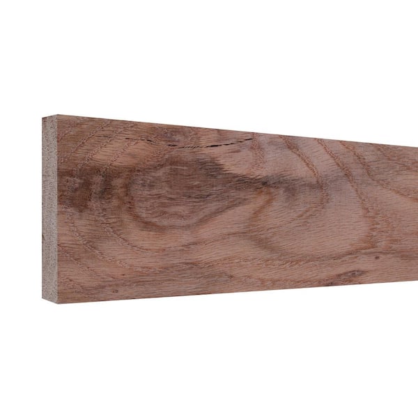 Ornamental Mouldings 1/4 in. D x 1.5 in. W x 4 ft. L Unfinished Rustic Red Oak Wood Board