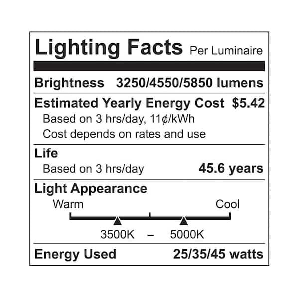 4 ft. 26-Watt 1-Light White Strip Light Fixture T8 Industrial LED with 3250 Lumens DLC Flex Tube 120-Volt-277-Volt 3500K 4 ft. 26-Watt 1-Light White Strip Light Fixture T8 Industrial LED with 3250 Lumens DLC Flex Tube 120-Volt-277-Volt 3500K