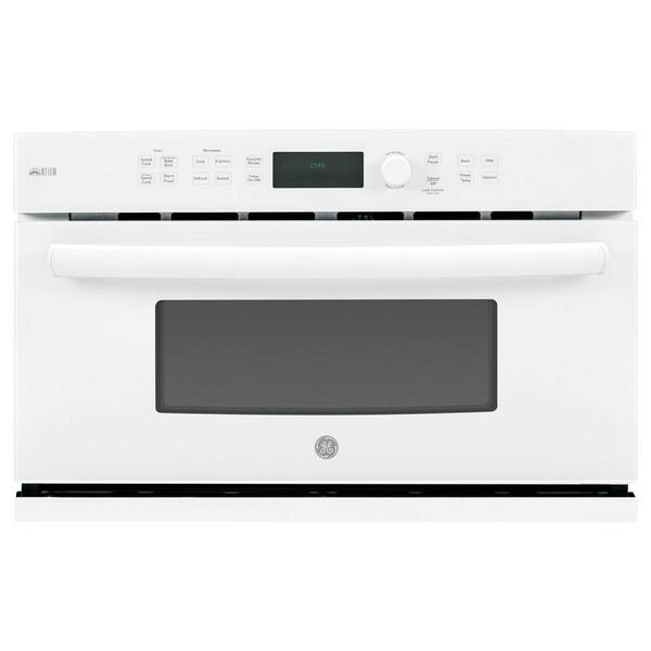 GE Profile Advantium 30 in. Single Electric Wall Oven with Speed Cook and Convection in White