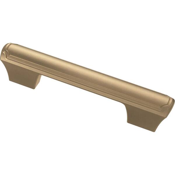Liberty Athens 3 in. or 3-3/4 in. (76 mm or 96 mm) Champagne Bronze Dual Mount Theo Drawer Pull