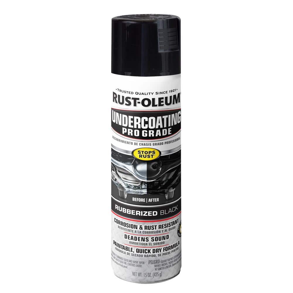 Reviews for Rust-Oleum Automotive 15 oz. Professional Grade Matte Black  Rubberized Undercoating Spray (6-Pack)