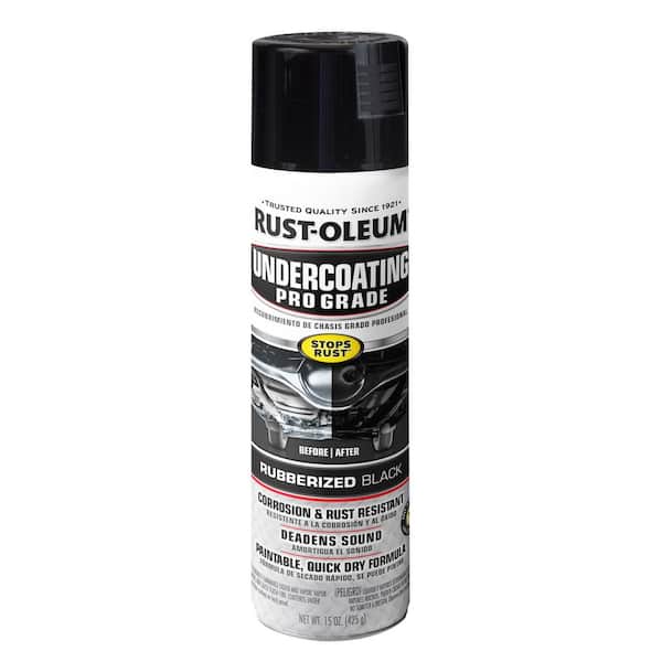 Rust-Oleum Automotive 15 oz. Professional Grade Matte Black Rubberized Undercoating Spray (6-Pack)