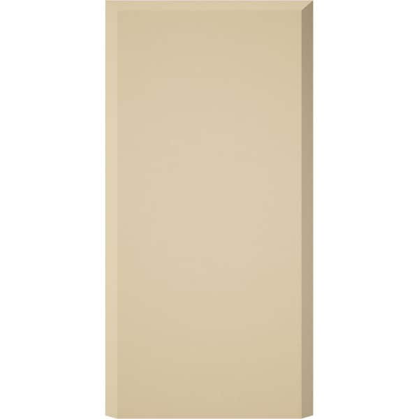 Ekena Millwork 4 in. W x 8 in. H x 1 in. P Standard Foster Plinth Block with Beveled Edge (4-Pack)