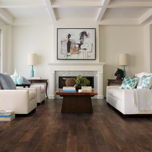 Pacific Grove French Oak 3/4 in. T x 5 in. W Wire Brushed Solid Hardwood Flooring (22.6 sq. ft./case)