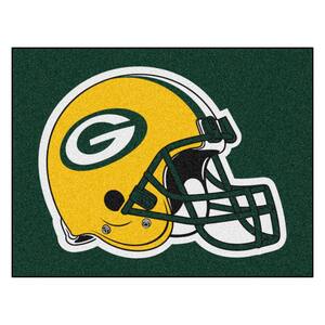 NFL - Green Bay Packers Helmet Rug - 34 in. x 42.5 in.