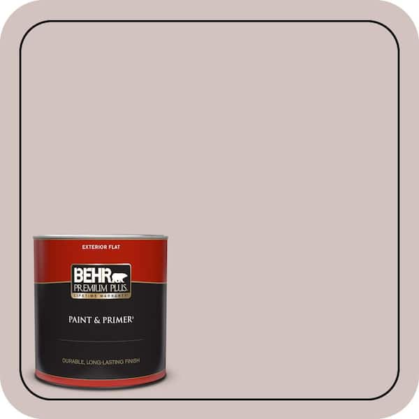 BEHR PREMIUM PLUS 1 qt. #MQ3-01 Josephine Flat Exterior Paint & Primer