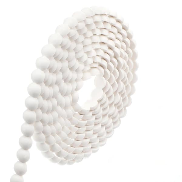 0.59 in. x 9.8 ft. PVC Drywall Molding Trim Peel and Stick for Mirror Frame Border Ceiling Cabinet TV Wall Edge, White
