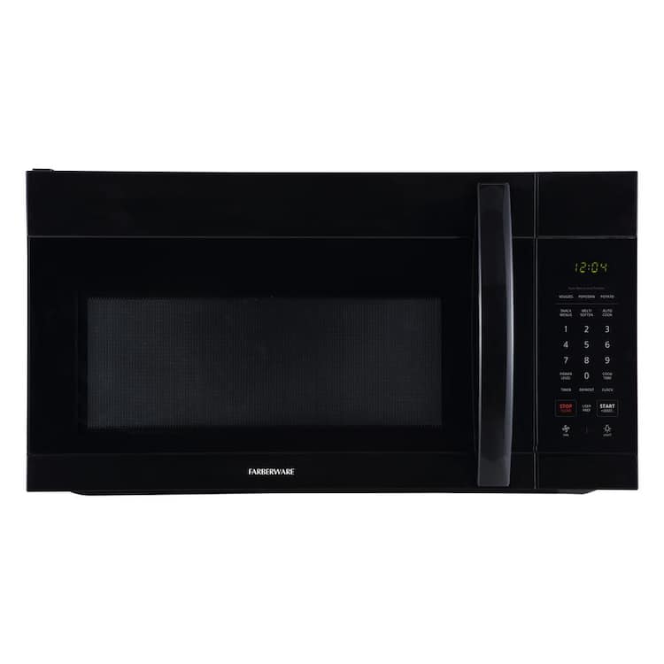 Farberware 30 in. 1.7 cu. ft. Over-the-Range Microwave in Black with Smart Sensor Cooking