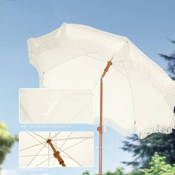 big patio umbrella costco SunVilla 12 ft. Square 3-Tier Cantilever Umbrella