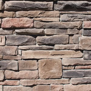 Easy Stack 1.5 to 4 in. x 5 in. to 9 in. Shiloh Mortared on Concrete Ledge Stone Flat 150 sq. ft. Crated