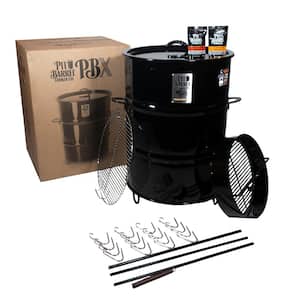 22.5 in. Pit Barrel Cooker PBX Charcoal Smoker Package Black