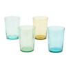 Storied Home 20 oz. Clear Tinted Bubble Drinking Glass