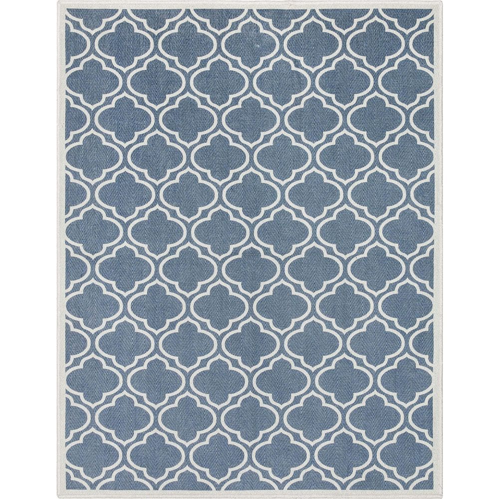 Charcoal Grey 60" x 39" Washable Chenille Area Rug
