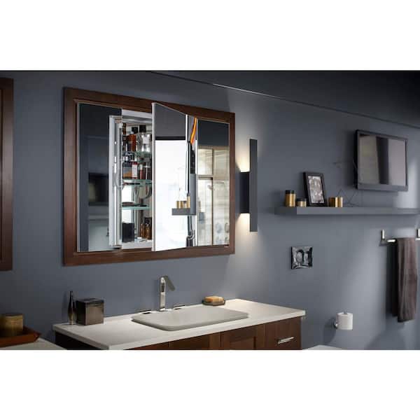 鏡 journalstandardFurniture OLD ELMMIRROR Mid-Century Asymmetrical Wood Wall Mirror | West Elm