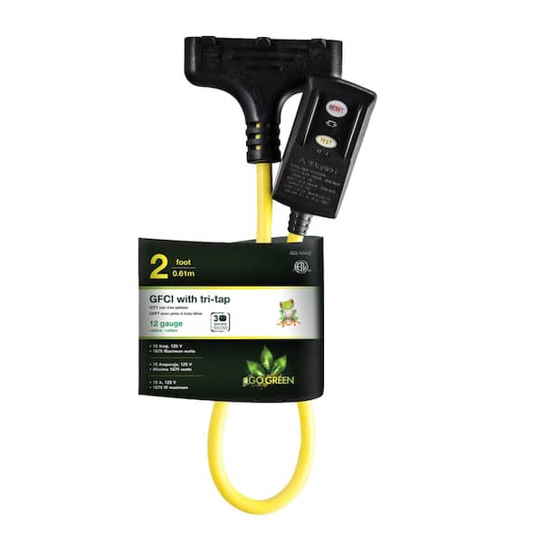 2 ft. Portable GFCI Extension Cord