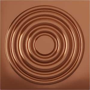 19 5/8 in. x 19 5/8 in. Wade EnduraWall Decorative 3D Wall Panel, Copper (Covers 2.67 Sq. Ft.)