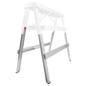 1 in. W x 33 in. H Aluminum Adjustable Extension Legs for Sawhorse