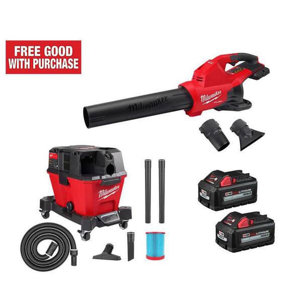 Milwaukee M18 FUEL Dual Battery 145 MPH 600 CFM 18V Cordless Blower w/6
