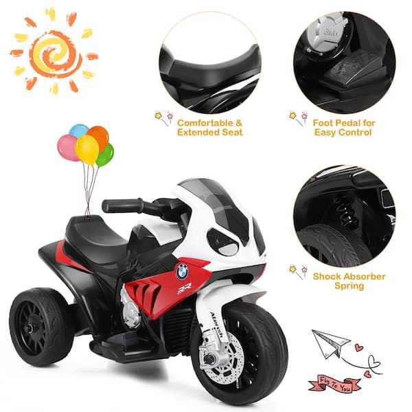 Rev up the Fun with the Honeyjoy 6V Kids Chopper Motorcycle Trike in Red