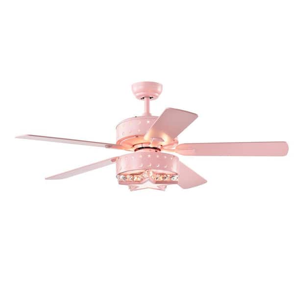 Warehouse of Tiffany Funder 52 in. Indoor Star Pink Lighted Remote