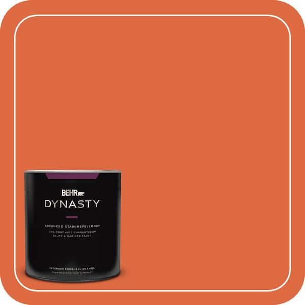 BEHR DYNASTY 1 qt. #P200-7 Bonfire Night Eggshell Enamel Interior Stain-Blocking Paint and Primer