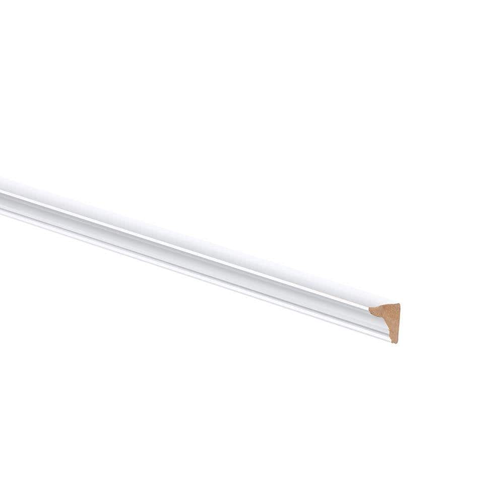 Newport Grayson 96 in. W x 0.75 in. D x 0.75 in. H Solid Wood Kitchen Cabinet Inside Corner Molding in Pacific White price history on PriceWatchPro