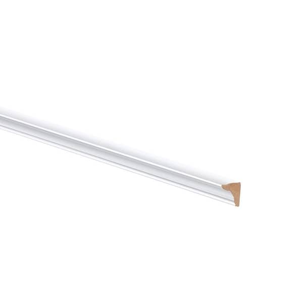 Home Decorators Collection Washington Franklin Hargrove 96 in. W x 0.75 in. D x 0.75 in. H in Vesper White Inside Corner Molding