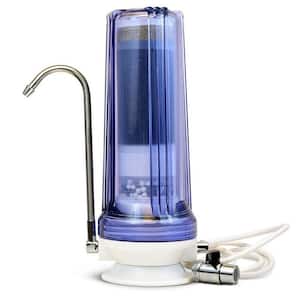 Premium 7-Stage Counter Top Water Filtration System in Clear