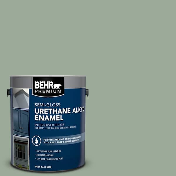 1 gal. #450F-4 Scotland Road Urethane Alkyd Semi-Gloss Enamel Interior/Exterior Paint