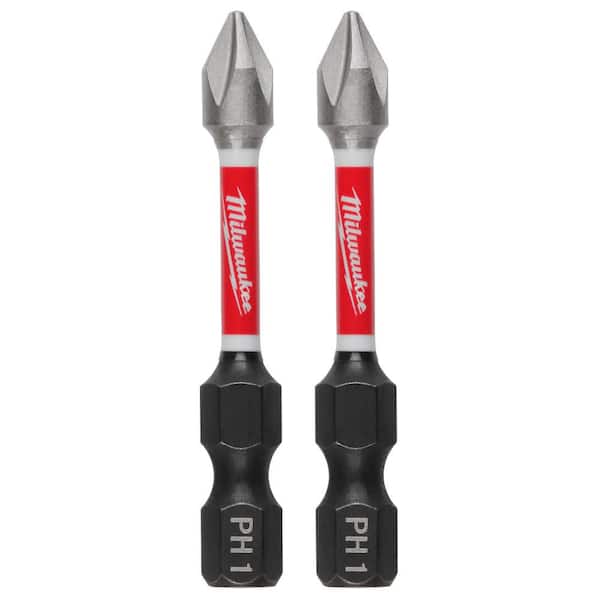 Milwaukee SHOCKWAVE Impact Duty 2 in. Phillips #1 Alloy Steel