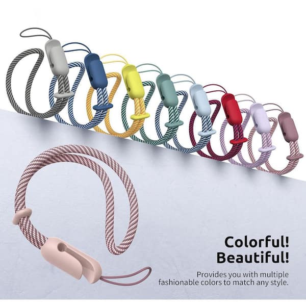 OBJLGEV 2 Pack Phone Lanyard Wrist Strap Anti Theft Charm 2-Color