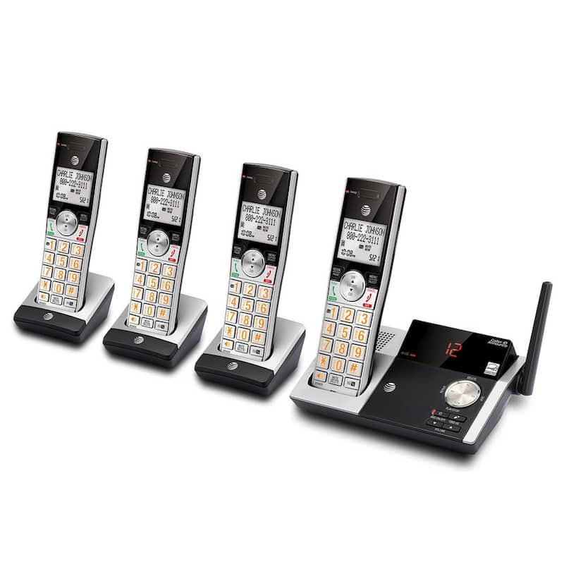 DECT 6.0 4-Handset Expandable Digital Cordless Answering System and Caller ID