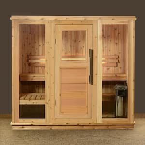 Bridgeport Cedar 6-Person Electric Heater Sauna