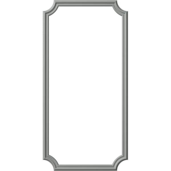 Ekena Millwork 24 in. W x 48 in. H Unfinished Polyurethane Seville Panel Moulding Kit (Single Panel)
