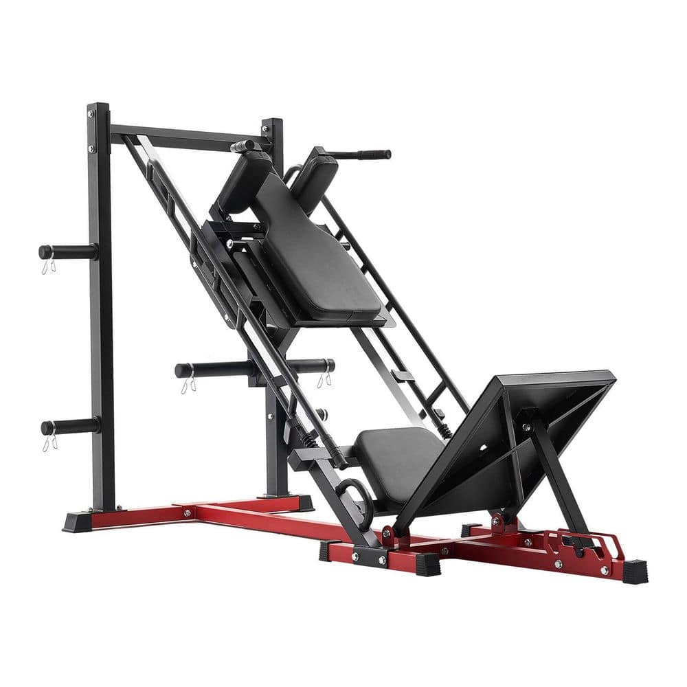 Leg Press Hack Squat Machine Adjustable Leg Press Combo with Linear Bearing and Weight Storage, Lower Body for Home Gym price history on PriceWatchPro