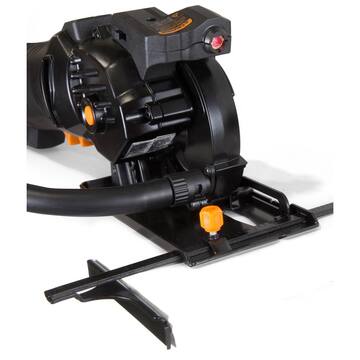 4.2 Amp 3-3/8 in. Plunge Cut Compact Circular Saw with Laser, Carrying Case, and 3-Blades