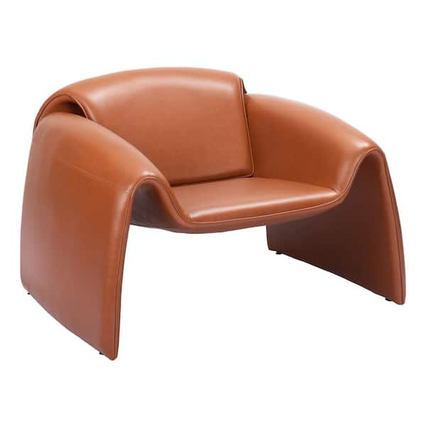 Horten Brown Accent Arm Side Chair